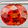 Natural Orangish Red Spessartine Garnet 1.13 Ct. Oval Shape 6.5 x 5.5 Mm Gemstones From Namibia