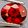 Natural Orangish Red Spessartine Garnet 1.32 Ct. Oval Shape 6.8 x 5.5 Mm Gemstones From Namibia