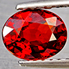 Natural Orangish Red Spessartine Garnet 1.20 Ct. Oval Shape 6.8 x 5.5  Mm Gemstones From Namibia
