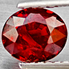 Natural Orangish Red Spessartine Garnet 1.21 Ct. Oval Shape 6.6 x 5.8  Mm Gemstones From Namibia