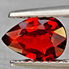Natural Orangish Red Spessartine Garnet 0.82 Ct. Pear Shape 7.2 x 5.2 Mm Gemstones From Namibia Natural Orangish Red Spessartine Garnet 0.82 Ct. Pear Shape 7.2 x 5.2 Mm Gemstones From Namibia