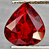 Natural Orangish Red Spessartine Garnet 1.57 Ct. Pear Shape 7 x 6.5 Mm Gemstones From Namibia Natural Orangish Red Spessartine Garnet 1.57 Ct. Pear Shape 7 x 6.5 Mm Gemstones From Namibia