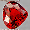 Natural Orangish Red Spessartine Garnet 1.22 Ct. Pear Shape 6.8 x 6.2 Mm Gemstones From Namibia