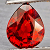 Natural Orangish Red Spessartine Garnet 1.15 Ct. Pear Shape 7 x 5.8 Mm Gemstones From Namibia
