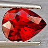 Natural Orangish Red Spessartine Garnet 1.15 Ct. Pear Shape 7.1 x 5.5 Mm Gemstones From Namibia