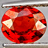 Natural Orangish Red Spessartine Garnet 0.71 Ct. Oval Shape 5.5 x 4.5 Mm Gemstones From Namibia