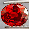 Natural Orangish Red Spessartine Garnet 1.10 Ct. Oval Shape 6.4 x 5.2 Mm Gemstones From Namibia