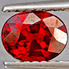 Natural Orangish Red Spessartine Garnet 1.11 Ct. Oval Shape 6.5 x 5.2 Mm Gemstones From Namibia