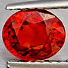 Natural Orangish Red Spessartine Garnet 1.08 Ct. Oval Shape 6.4 x 5.3 Mm Gemstones From Namibia