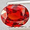 Natural Orangish Red Spessartine Garnet 1.15 Ct. Oval Shape 6.8 x 5.6 Mm Gemstones From Namibia