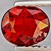 Natural Orangish Red Spessartine Garnet 1.20 Ct. Oval Shape 6.8 x 5.7 Mm Gemstones From Namibia