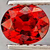 Natural Orangish Red Spessartine Garnet 0.86 Ct. Oval Shape 6.2 x 5.1 Mm Gemstones From Namibia
