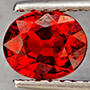 Natural Orangish Red Spessartine Garnet 1.00 Ct. Oval Shape 6.4 x 5.5 Mm Gemstones From Namibia