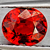 Natural Orangish Red Spessartine Garnet 0.96 Ct. Oval Shape 6 x 5.2 Mm Gemstones From Namibia