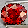 Natural Orangish Red Spessartine Garnet 0.97 Ct. Oval Shape 6.2 x 4.9 Mm Gemstones From Namibia