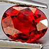 Natural Orangish Red Spessartine Garnet 1.03 Ct. Oval Shape 6.5 x 5.2 Mm Gemstones From Namibia