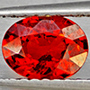 Natural Orangish Red Spessartine Garnet 1.08 Ct. Oval Shape 6.7 x 5.2 Mm Gemstones From Namibia