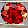 Natural Orangish Red Spessartine Garnet 1.00 Ct. Oval Shape 6.1 x 5.1 Mm Gemstones From Namibia