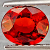 Natural Orangish Red Spessartine Garnet 1.30 Ct. Oval Shape 6.7 x 5.4 Mm Gemstones From Namibia