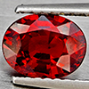 Natural Orangish Red Spessartine Garnet 1.26 Ct. Oval Shape 7.3 x 5.7 Mm Gemstones From Namibia