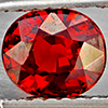Natural Orangish Red Spessartine Garnet 1.16 Ct. Oval Shape 6.1 x 5.5 Mm Gemstones From Namibia