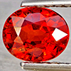 Natural Orangish Red Spessartine Garnet 1.03 Ct. Oval Shape 6.2 x 5.2 Mm Gemstones From Namibia
