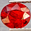 Natural Orangish Red Spessartine Garnet 1.20 Ct. Oval Shape 6.5 x 5.8 Mm Gemstones From Namibia
