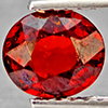 Natural Orangish Red Spessartine Garnet 1.10 Ct. Oval Shape 6.8 x 5.7 Mm Gemstones From Namibia