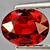 Natural Orangish Red Spessartine Garnet 0.98 Ct. Oval Shape 6.6 x 5.1 Mm Gemstones From Namibia