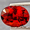 Natural Orangish Red Spessartine Garnet 0.99 Ct. Oval Shape 6.5 x 4.7 Mm Gemstones From Namibia