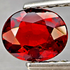 Natural Orangish Red Spessartine Garnet 0.79 Ct. Oval Shape 6.1 x 4.9 Mm Gemstones From Namibia