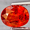 Natural Orangish Red Spessartine Garnet 0.60 Ct. Oval Shape 5.6 x 4.3 Mm Gemstones From Namibia