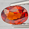 Natural Orangish Red Spessartine Garnet 0.61 Ct. Oval Shape 5.9 x 4 Mm Gemstones From Namibia
