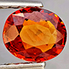 Natural Orangish Red Spessartine Garnet 0.67 Ct. Oval Shape 6 x 5 Mm Gemstones From Namibia