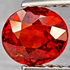 Natural Orangish Red Spessartine Garnet 0.80 Ct. Oval Shape 6.2 x 5.4 Mm Gemstones From Namibia