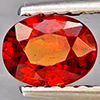 Natural Orangish Red Spessartine Garnet 0.62 Ct. Oval Shape 6 x 4.5 Mm Gemstones From Namibia