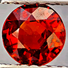Natural Orangish Red Spessartine Garnet 0.78 Ct. Round Shape 5.4 Mm Gemstones From Namibia