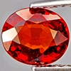 Natural Orangish Red Spessartine Garnet 0.92 Ct. Oval Shape 6.4 x 5.4 Mm Gemstones From Namibia