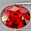 Natural Orangish Red Spessartine Garnet 0.87 Ct. Oval Shape 6.2 x 5 Mm Gemstones From Namibia