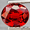Natural Orangish Red Spessartine Garnet 0.96 Ct. Oval Shape 6.1 x 5.3 Mm Gemstones From Namibia