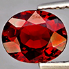 Natural Orangish Red Spessartine Garnet 0.91 Ct. Oval Shape 6.5 x 5.2 Mm Gemstones From Namibia
