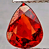 Natural Orangish Red Spessartine Garnet 0.93 Ct. Pear Shape 6.5 x 5.1 Mm Gemstones From Namibia Natural Orangish Red Spessartine Garnet 0.93 Ct. Pear Shape 6.5 x 5.1 Mm Gemstones From Namibia
