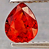 Natural Orangish Red Spessartine Garnet 0.87 Ct. Pear Shape 6.5 x 5.3 Mm Gemstones From Namibia Natural Orangish Red Spessartine Garnet 0.87 Ct. Pear Shape 6.5 x 5.3 Mm Gemstones From Namibia