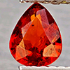 Natural Orangish Red Spessartine Garnet 0.64 Ct. Pear Shape 6.1 x 4.9 Mm Gemstones From Namibia Natural Orangish Red Spessartine Garnet 0.64 Ct. Pear Shape 6.1 x 4.9 Mm Gemstones From Namibia