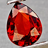 Natural Orangish Red Spessartine Garnet 1.20 Ct. Pear Shape 6.8 x 6 Mm Gemstones From Namibia Natural Orangish Red Spessartine Garnet 1.20 Ct. Pear Shape 6.8 x 6 Mm Gemstones From Namibia