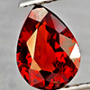 Natural Orangish Red Spessartine Garnet 0.86 Ct. Pear Shape 7.1 x 6.3 Mm Gemstones From Namibia Natural Orangish Red Spessartine Garnet 0.86 Ct. Pear Shape 7.1 x 6.3 Mm Gemstones From Namibia