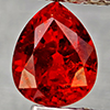 Natural Orangish Red Spessartine Garnet 1.15 Ct. Pear Shape 6.7 x 5.4 Mm Gemstones From Namibia Natural Orangish Red Spessartine Garnet 1.15 Ct. Pear Shape 6.7 x 5.4 Mm Gemstones From Namibia
