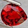 Natural Orangish Red Spessartine Garnet 0.87 Ct. Pear Shape 6.2 x 5.3 Mm Gemstones From Namibia Natural Orangish Red Spessartine Garnet 0.87 Ct. Pear Shape 6.2 x 5.3 Mm Gemstones From Namibia