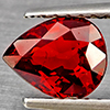 Natural Orangish Red Spessartine Garnet 1.12 Ct. Pear Shape 7.2 x 5.8 Mm Gemstones From Namibia