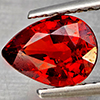 Natural Orangish Red Spessartine Garnet 1.21 Ct. Pear Shape 7.4 x 5.5 Mm Gemstones From Namibia